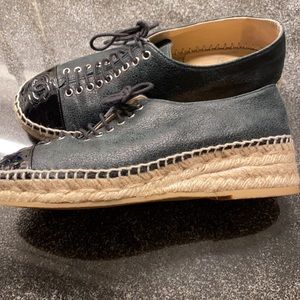 Chanel Espadrille Wedges